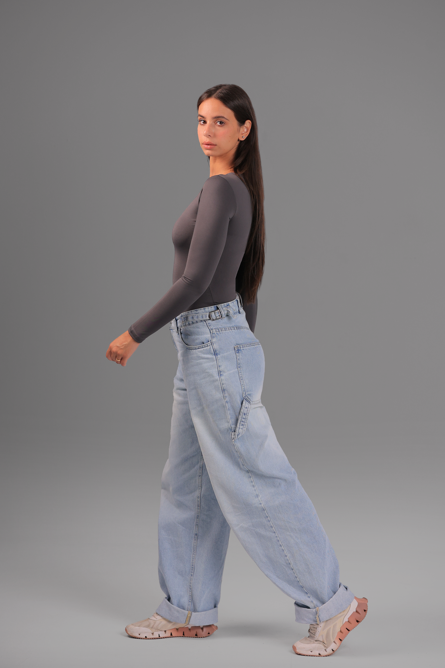 Charcoal Classic Long Sleeve Top