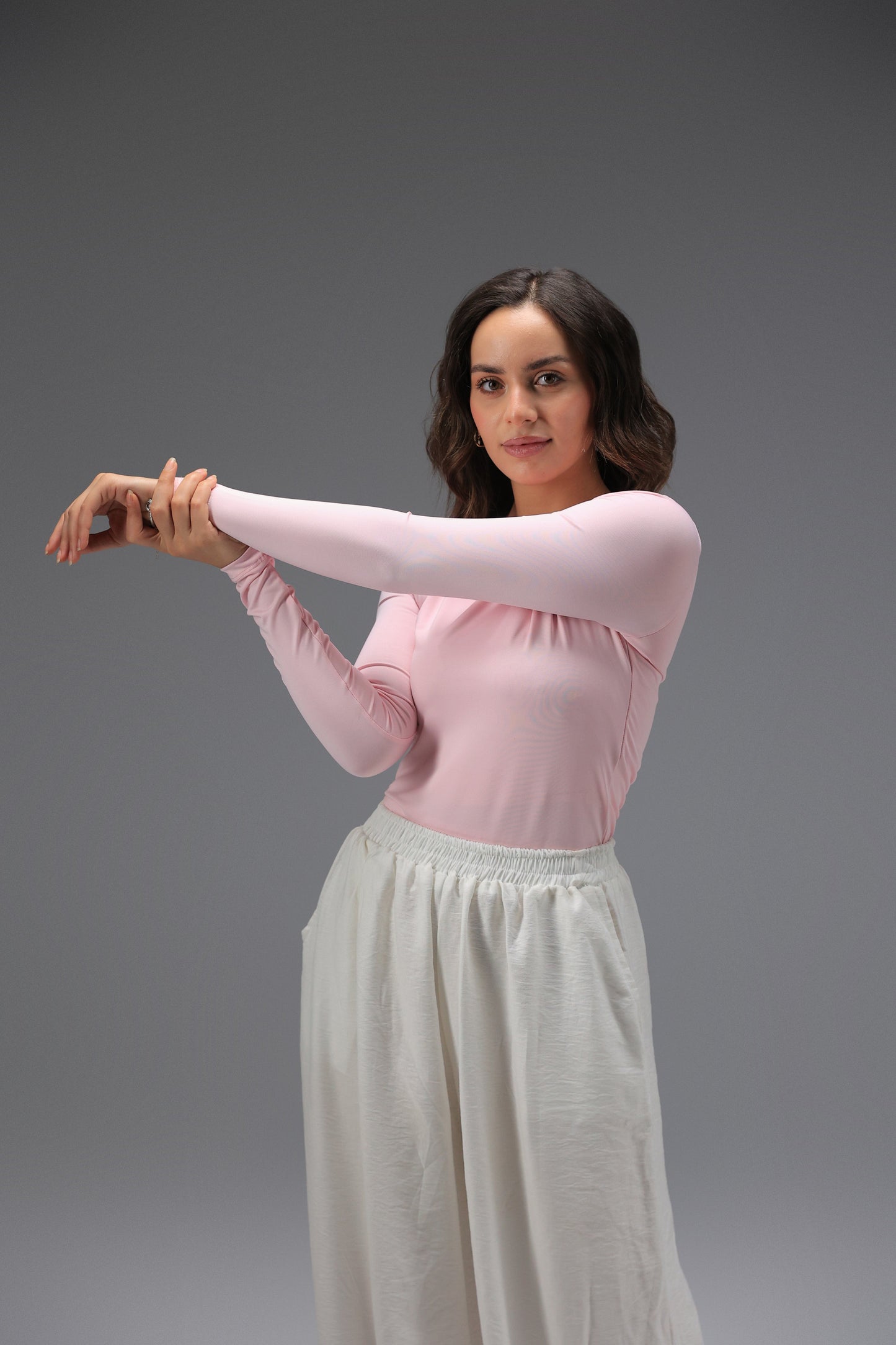 Rose Classic Long Sleeve Top