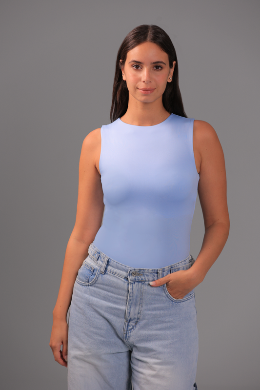 Baby Blue Sleek Tank Top